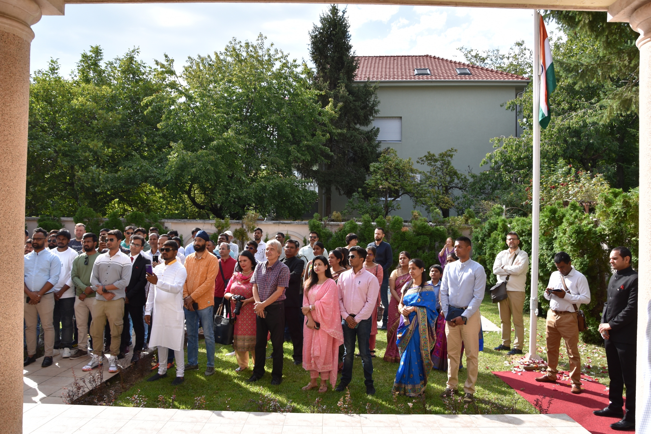 Embassy of India Celebrated Independence Day of India 2023 under AKAM - 15 August 2023