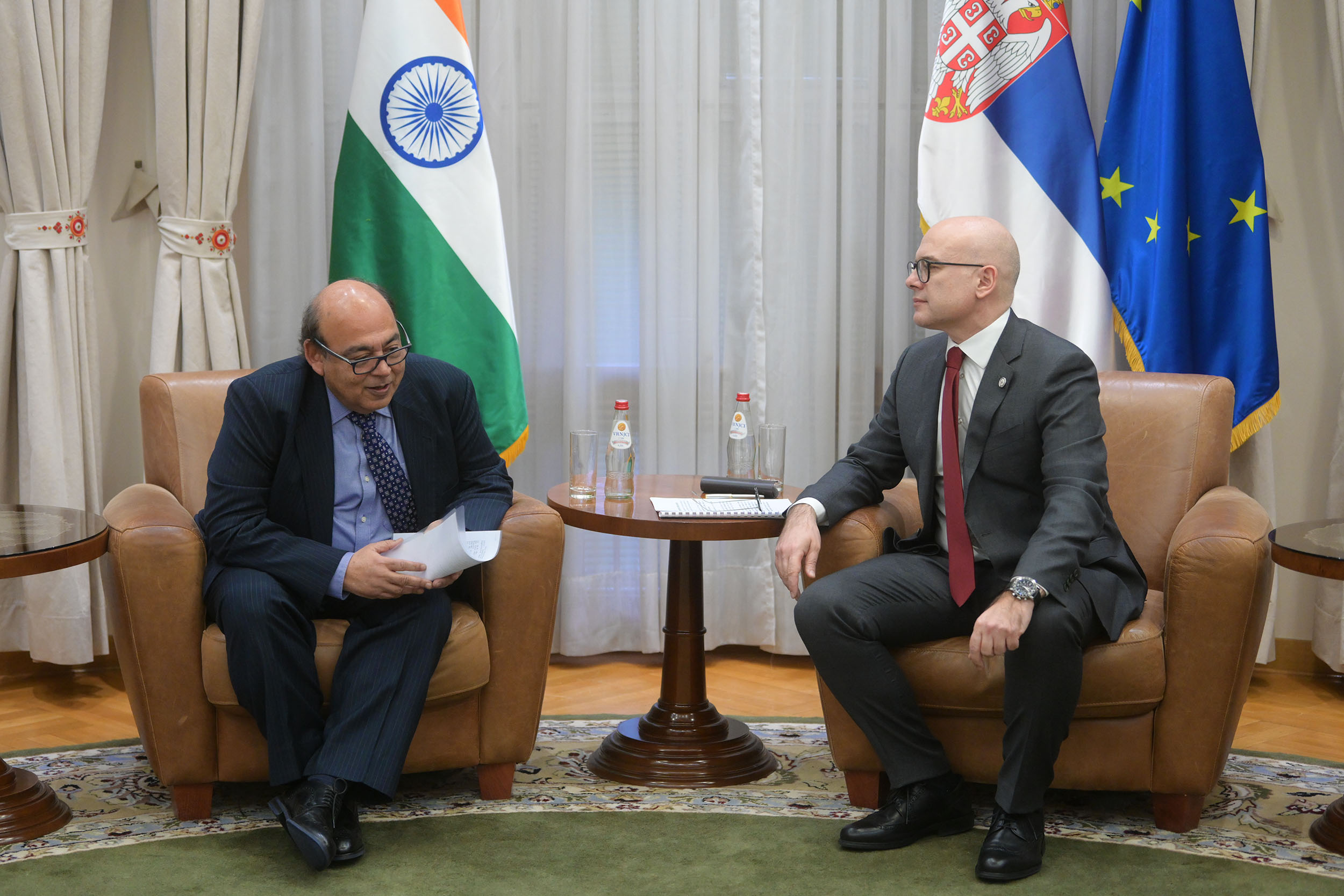 Ambassador met H.E. Mr Milos Vucevic, Deputy PM and Defence Minister of Serbia - 24 January 2023
