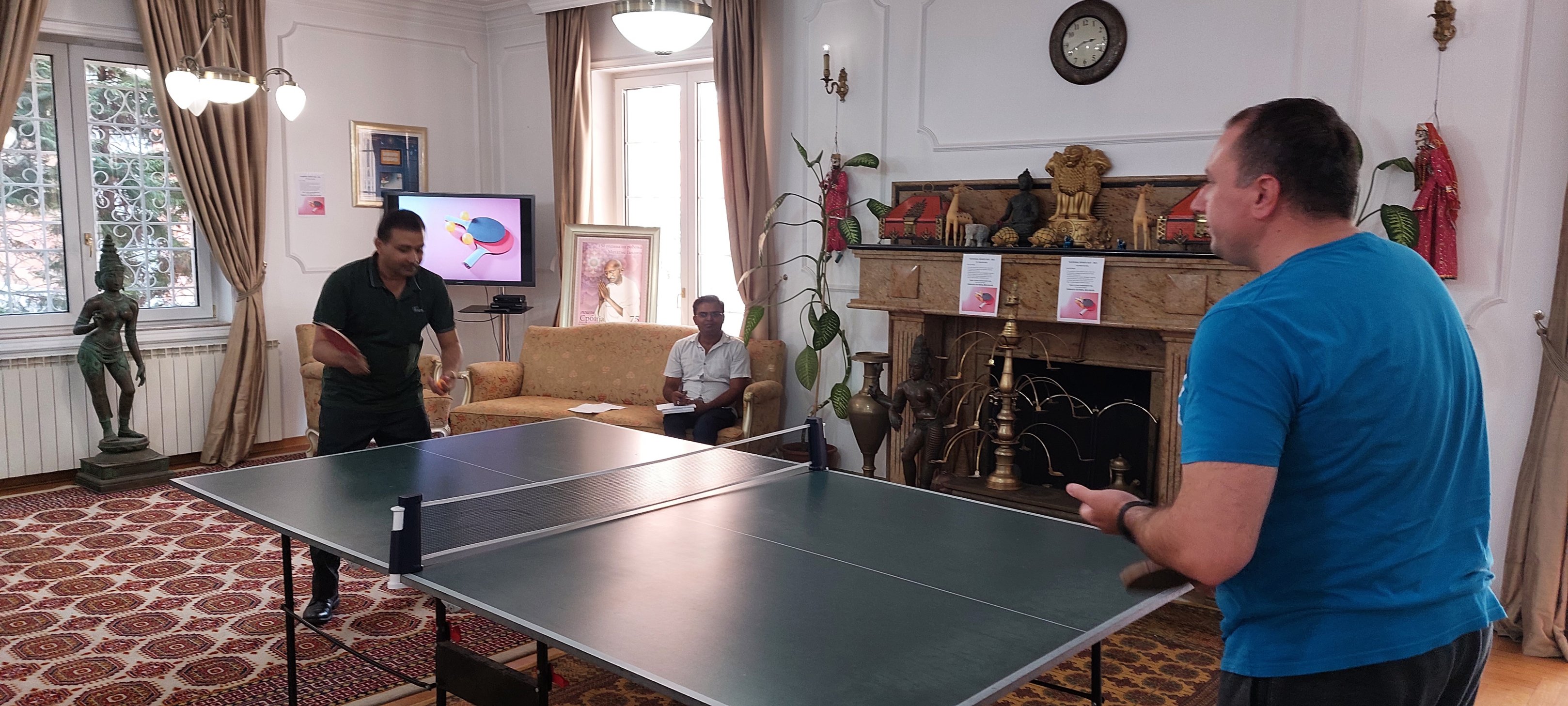 Embassy of India in Belgrade organized Table Tennis tournament for fun and fitness to celebrate National Sports Day with the theme “Sports as an enabler for on inclusive and fit society” - 29 August 2023