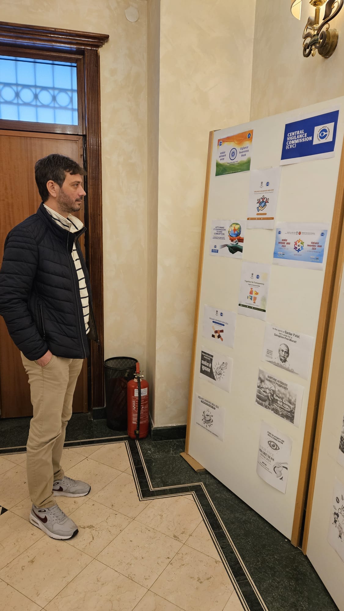 Embassy organised an exhibition on Vigilance Awareness Week.
