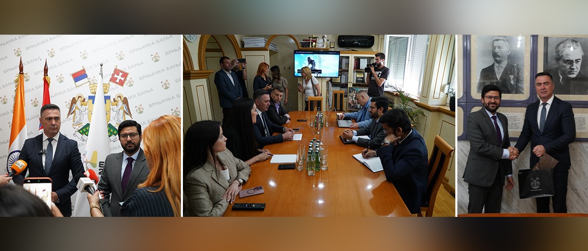  Ambassador visited the Municipality of Vrnjačka Banja at the invitation from its President Mr. Boban Ðurović, on May 03, 2026.