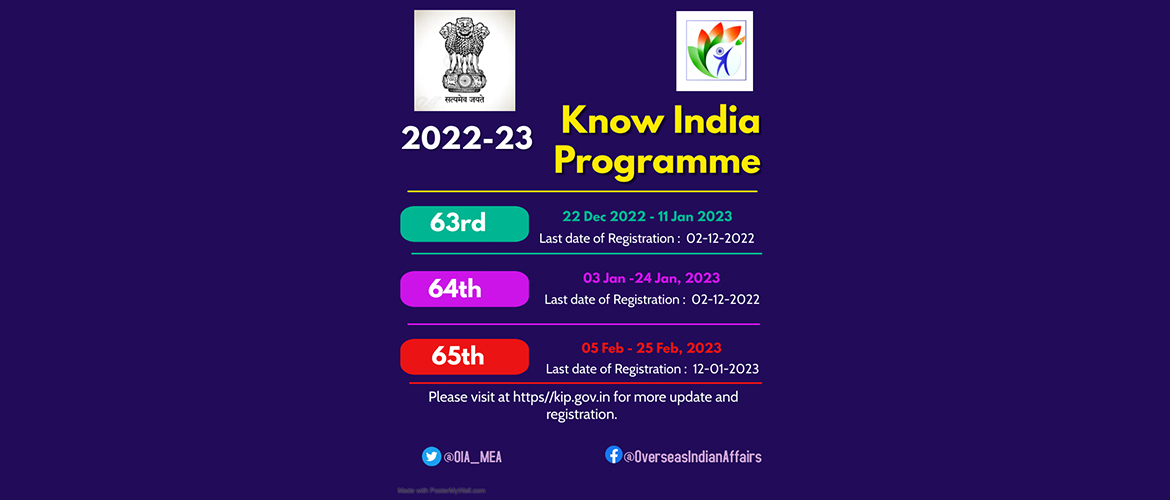  Know India Programme (KIP)