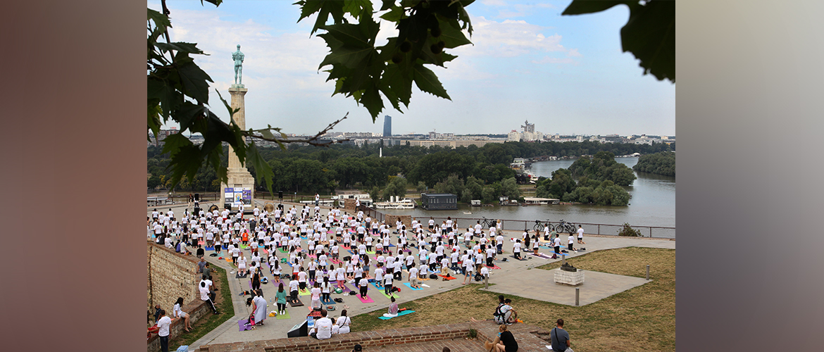  Celebration of International Day of Yoga 22 at the historical Kalemegdan Fortress, Belgrade