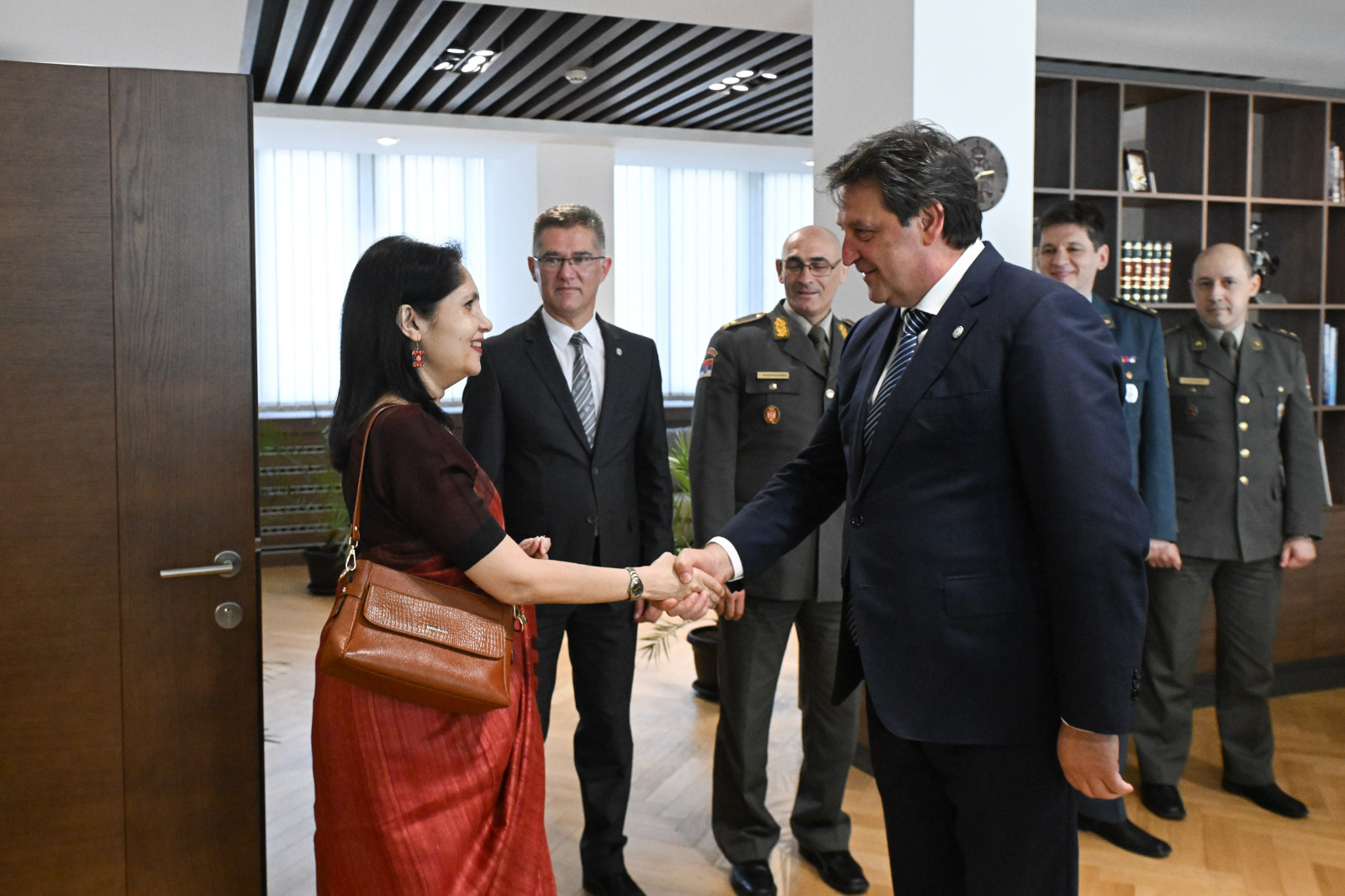  Ambassador Ms. Shubhdarshini Tripathi met with H.E. Bratislav Gasic, Minister of Defence, Serbia on 18th June, 2024